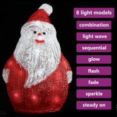 shumee LED akrilni Božiček notranji in zunanji 28 cm