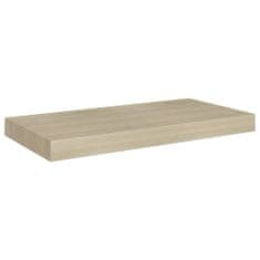 Vidaxl Stenska polica barva hrasta 50x23x3,8 cm MDF