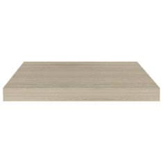 Vidaxl Stenska polica barva hrasta 50x23x3,8 cm MDF