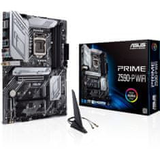 ASUS PRIME Z590-P osnovna plošča, Wi-Fi, DDR4, SATA3, USB 3.2, DP, LGA1200, ATX (PRIME Z590-P WIFI)