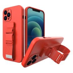 slomart rope case gel etui z vrvico za verižico torbica za vrvico iphone 11 pro rdeča