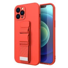 slomart etui iz vrvi gel vrvica cover ročna torbica vrvica xiaomi redmi note 9 pro / redmi note 9s rdeča