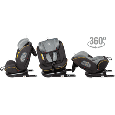 Coccolle Otroški avtosedež Isofix 0-36 kg 360 stopinj Nova Siva smart