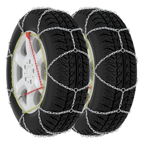 Vidaxl Snežne verige za pnevmatike 2 kosa 16 mm SUV 4x4 vel. 450