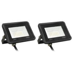 Greatstore LED reflektor 2 kosa 20 W hladno bel