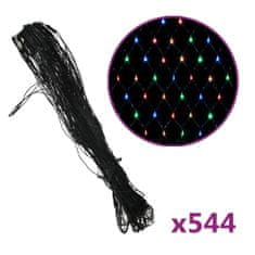 Greatstore Novoletna svetlobna mreža večbarvna 4x4 m 544 LED lučk