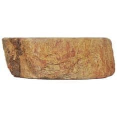 Vidaxl Umivalnik 45x35x15 cm fosilni kamen krem