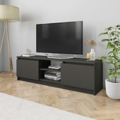 Vidaxl TV omarica siva 120x30x35,5 cm iverna plošča