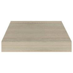 Vidaxl Stenske police 4 kosi barva hrasta 23x23,5x3,8 cm MDF