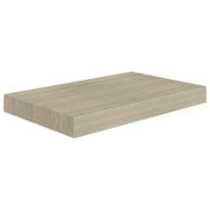 Vidaxl Stenske police 4 kosi barva hrasta 40x23x3,8 cm MDF