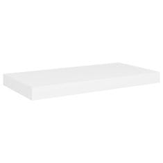 Vidaxl Stenske police 4 kosi bele 50x23x3,8 cm MDF