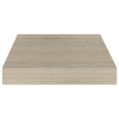 Vidaxl Stenske police 4 kosi barva hrasta 23x23,5x3,8 cm MDF