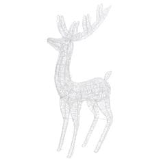 shumee XXL božični jelen iz akrila 250 LED lučk 180 cm hladno bel