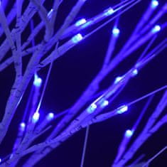 Vidaxl Božično drevesce z 200 LED lučkami 2,2 m modro vrba
