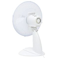 Vidaxl Namizni ventilator 3 hitrosti 30 cm 40 W bel