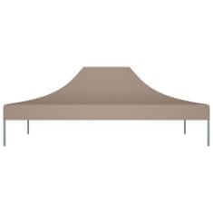 Vidaxl Streha za vrtni šotor 4,5x3 m taupe 270 g/m2