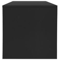 Vidaxl Klubska mizica črna 100x40x40 cm iverna plošča