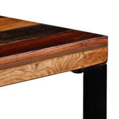Greatstore Barska miza iz trdnega predelanega lesa 70x70x106 cm