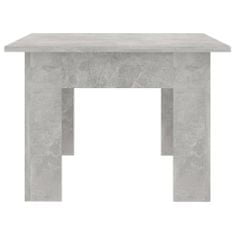 Vidaxl Klubska mizica betonsko siva 100x60x42 cm iverna plošča