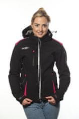 MAXX NF 2776 Ženska soft shell jakna črno-vijolična M