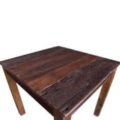 Vidaxl Jedilna miza trden predelan les 82x80x76 cm
