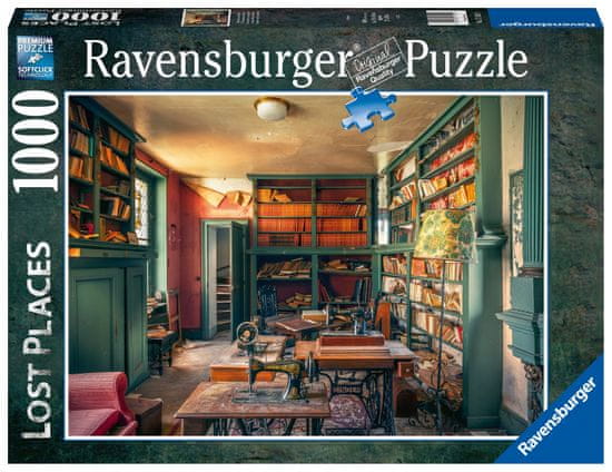 Ravensburger sestavljanka Izgubljena mesta: Glasbena knjižnica, 1000 delov