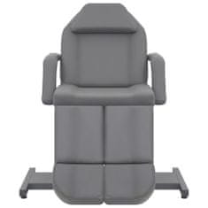 Vidaxl Kozmetični stol umetno usnje siv 180x62x78 cm