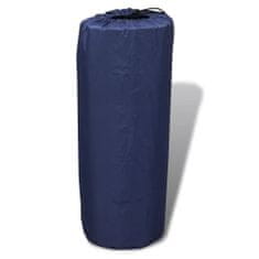 Vidaxl Modra samo napihljiva blazina 190 x 130 x 5 cm (dvojna)