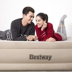 Vidaxl Bestway Fortech napihljiva zakonska postelja z vgrajeno AC črpalko