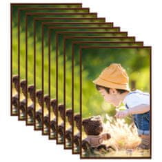 Vidaxl Okvir za fotografije, 10 kosov, za steno ali mizo, 10x15 cm, MDF