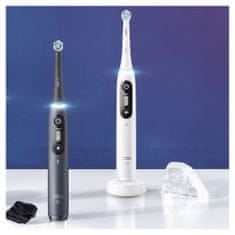 Oral-B O Series 7 komplet magnetnih zobnih ščetk, črna/bela, 2/1