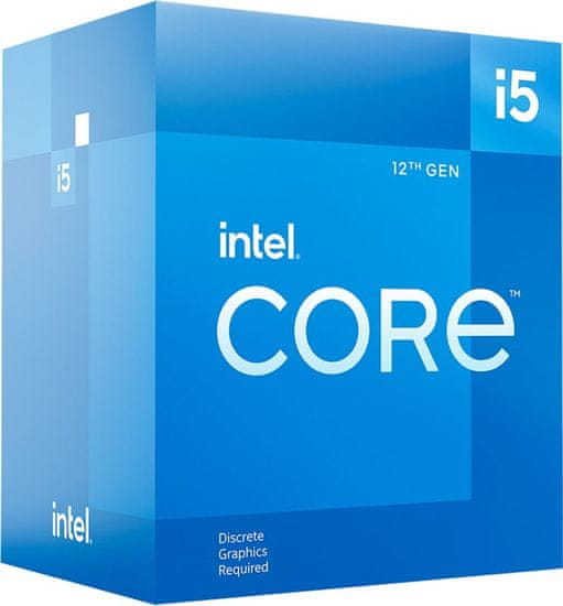 Intel Core i5-12400F procesor, LGA1700, Boxed (BX8071512400FSRL4W)