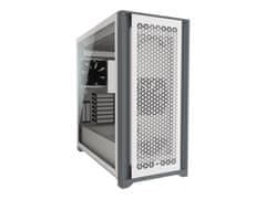 Corsair 5000D AIRFLOW ohišje, kaljeno steklo, Mid-Tower ATX, bel (CC-9011211-WW)