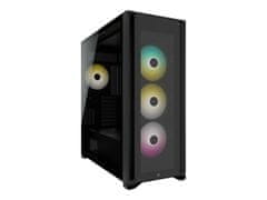 Corsair iCUE 7000X RGB ohišje, kaljeno steklo, Full-Tower ATX, črn (CC-9011226-WW)