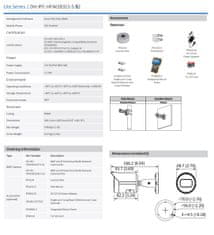 Dahua HFW2831S-S-S2 Bullet IP kamera 8MP 2,8mm (105°) fiksni objektiv