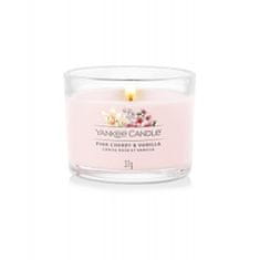 Yankee Candle Votivna sveča v kozarcu Pink Cherry Vanilla 37 g