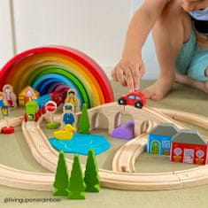 Bigjigs Rail Lesena železniška proga osmica