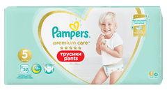 Pampers Premium Care Pants hlačne plenice, vel. 5, 52 plenic