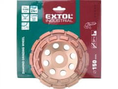 Extol Industrial  diamantno brusilno kolo, dvovrstno, O 150x22,2mm