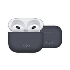 FIXED Silky zaščitni ovitek za Apple AirPods 3, ultra tanek, silikonski, moder (FIXSIL-816-BL)