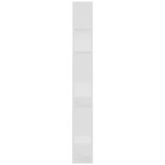 Vidaxl Knjižna omara za razdelitev prostora bela 80x24x186 cm