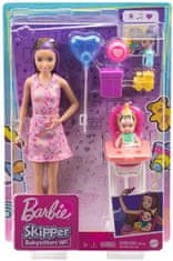 Mattel Barbie Nanny Rojstnodnevna zabava igralni set - rjavolaska (FHY97)