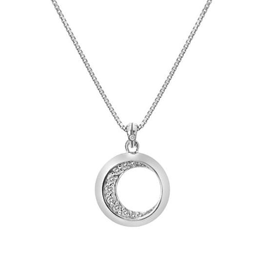 Hot Diamonds Primerna srebrna ogrlica z diamantom Celestial DP860 (verižica, obesek)