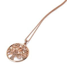 Hot Diamonds Bronasta ogrlica Tree of Life Hot Diamonds Nurture DP865 (verižica, obesek)