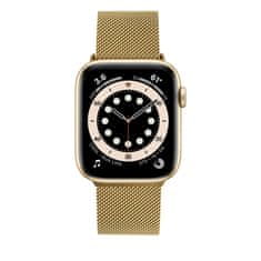 FIXED Mesh Strap za Apple Watch 38/40/41mm, nerjaveče jeklo, zlat (FIXMEST-436-GD)