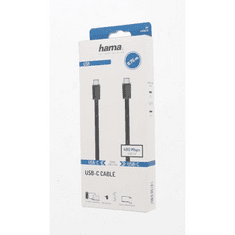 Hama USB-C 2.0 kabel, tip C-C, 0,75 m (200629)