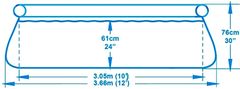 Bestway Fast Set 3,66 x 0,76 m 57274 + Kartušna filtracija