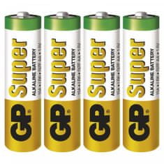 GP SUPER alkalne baterije, AA, LR6, 4 kosi