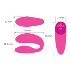 We-Vibe Vibrator za pare "We-vibe Chorus" - moder (R10023_mod)