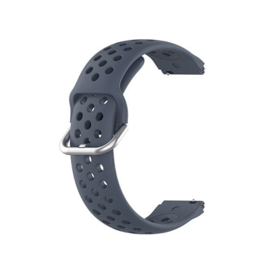 BStrap NEOGO SmartWatch Glam / Glam 2 Silicone Dots pašček, Dark Gray